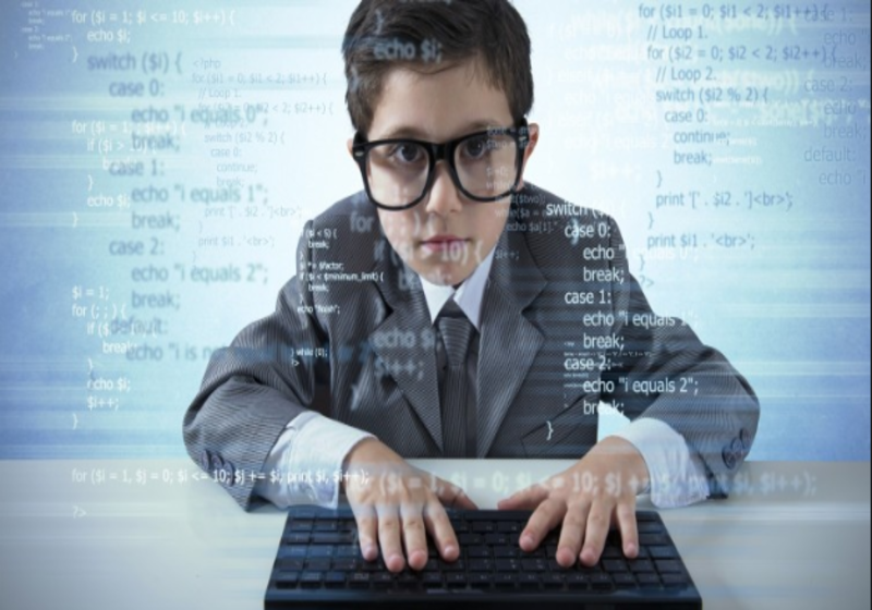 trẻ em học ngôn ngữ lập trình