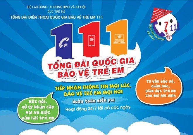 Tổng đài điện thoại Quốc gia Bảo vệ Trẻ em 111 | Mầm non Bàu Cát