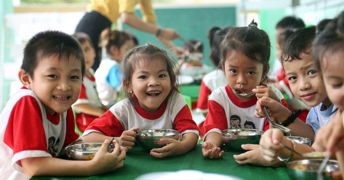 Trẻ em mẫu giáo được hỗ trợ ăn trưa như thế nào?