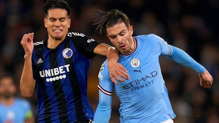 Marko Stamenic shares pitch with Manchester City megastars in Champions League | Stuff.co.nz